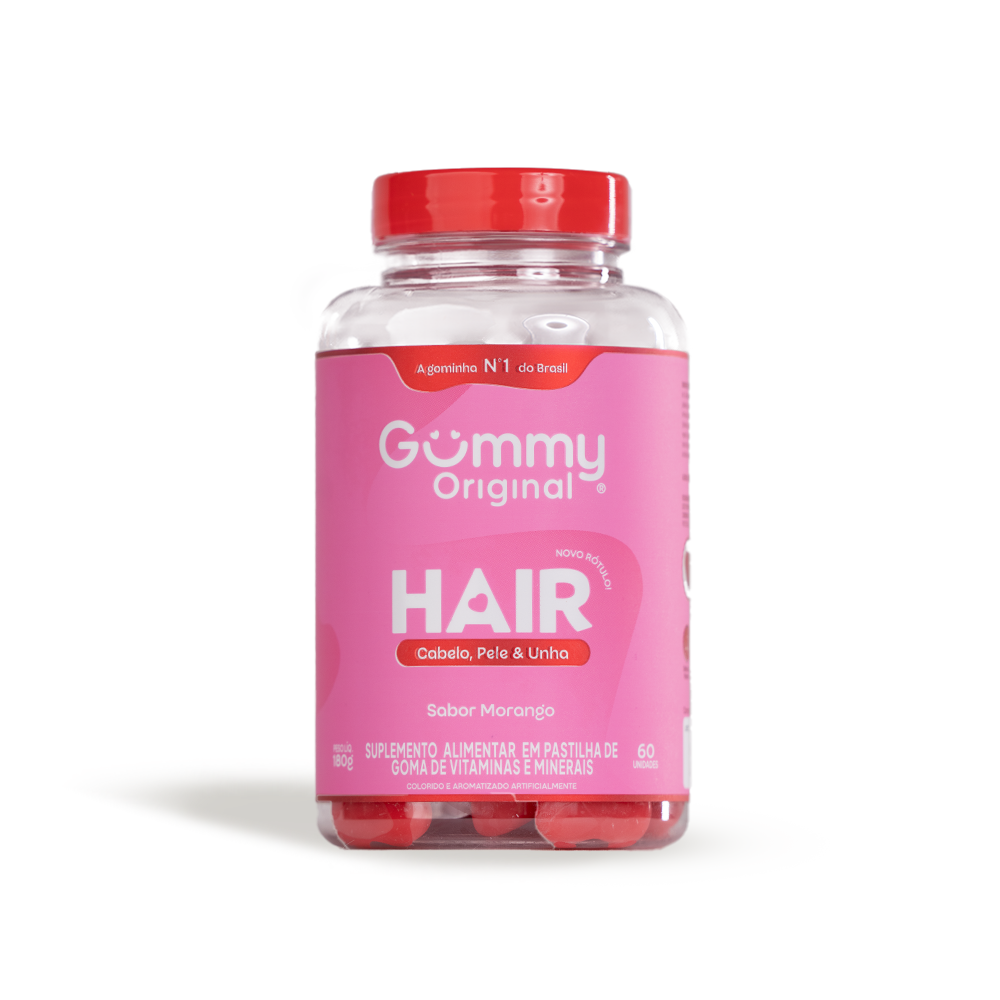 Gummy Hair® - Morango 180 g