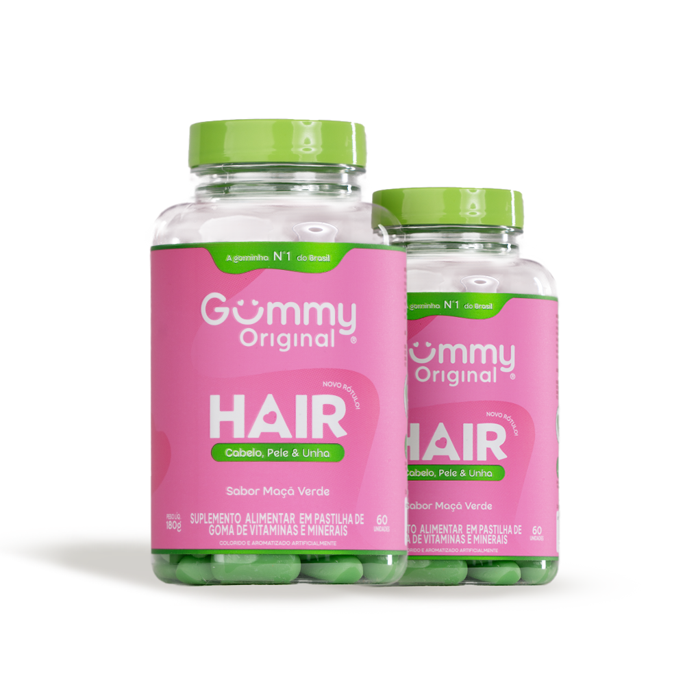 Gummy Hair® - Maçã Verde 180 g