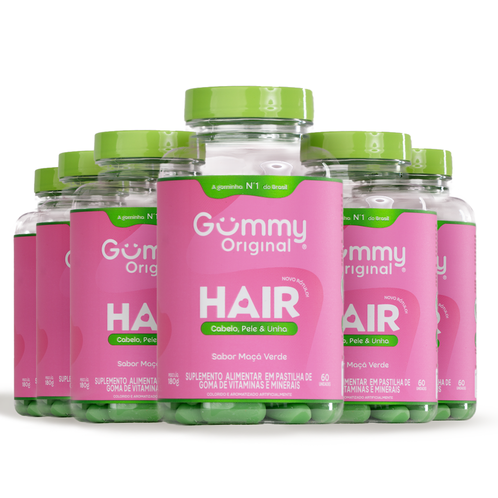 Gummy Hair® - Maçã Verde 180 g
