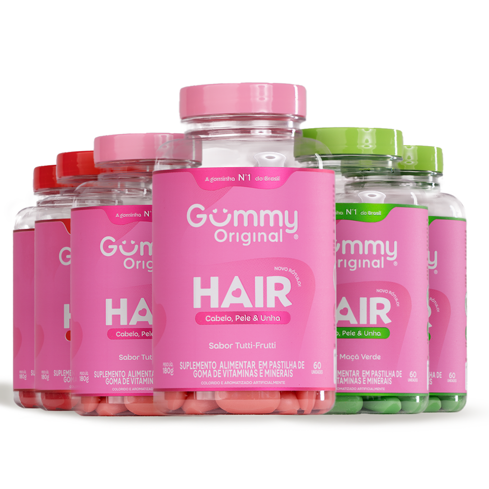 6 Gummy® Hair - 180g