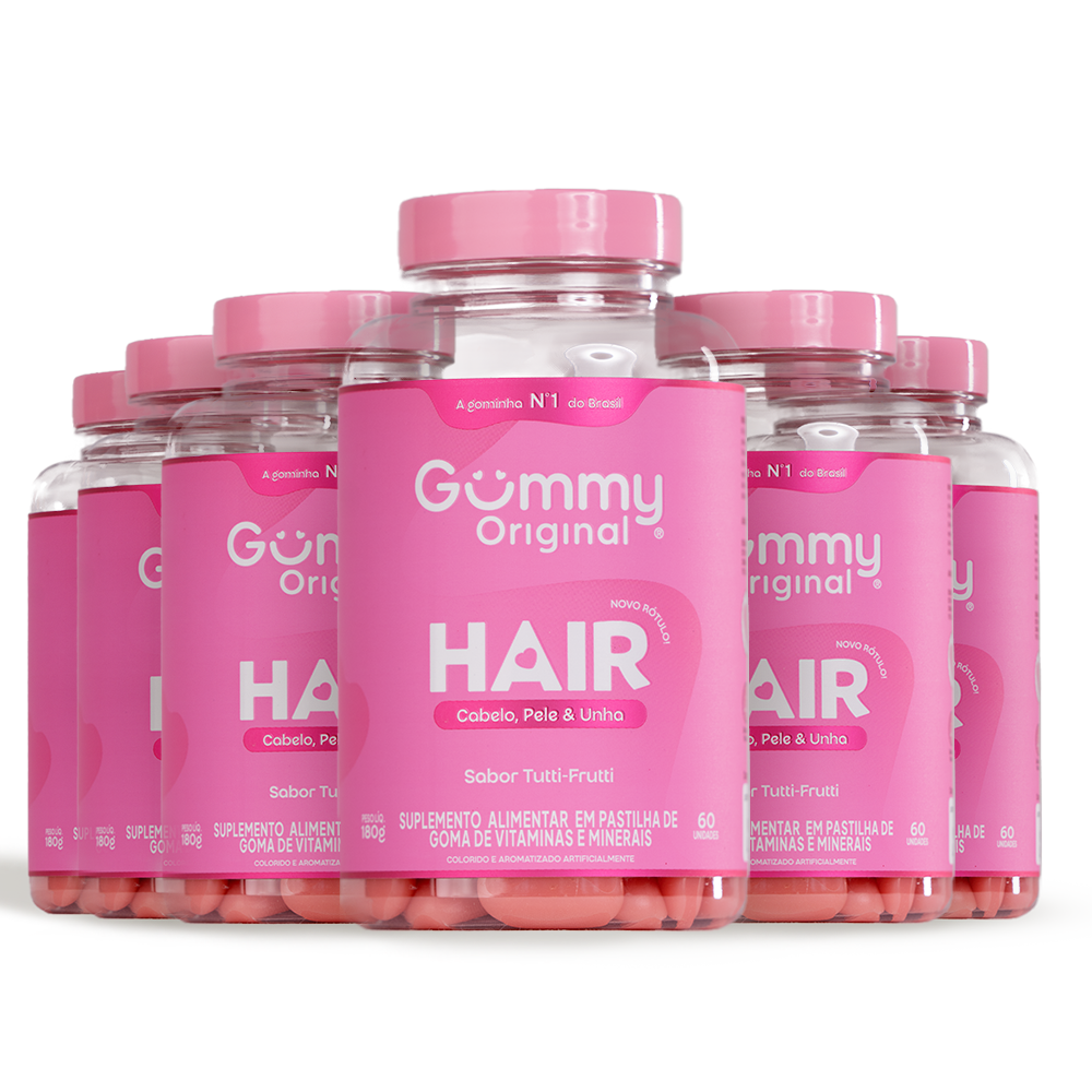 6 Gummy® Hair - 180g