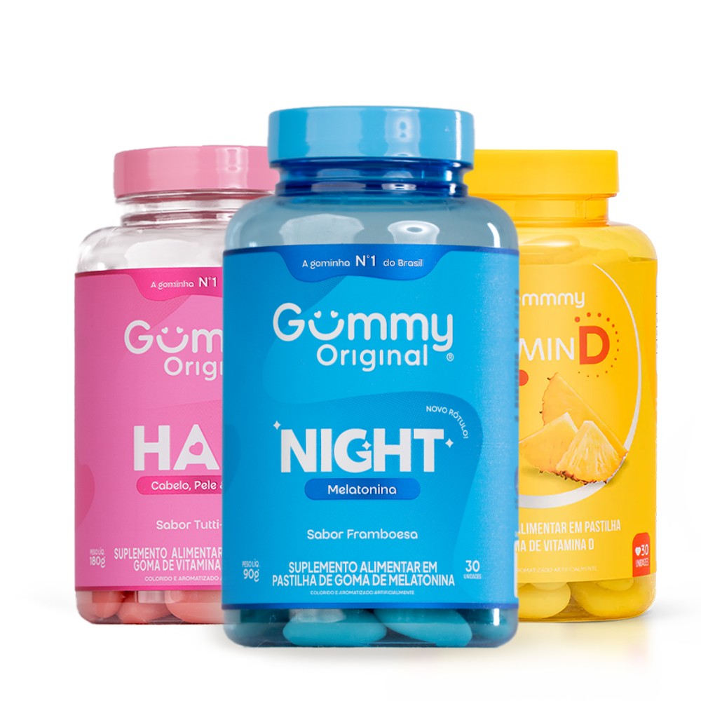Kit Gummy® Trio Rotina