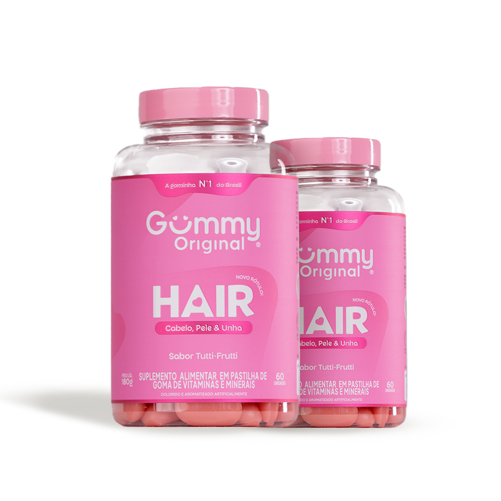 2 Gummy Hair® - Tutti-Frutti 180 g