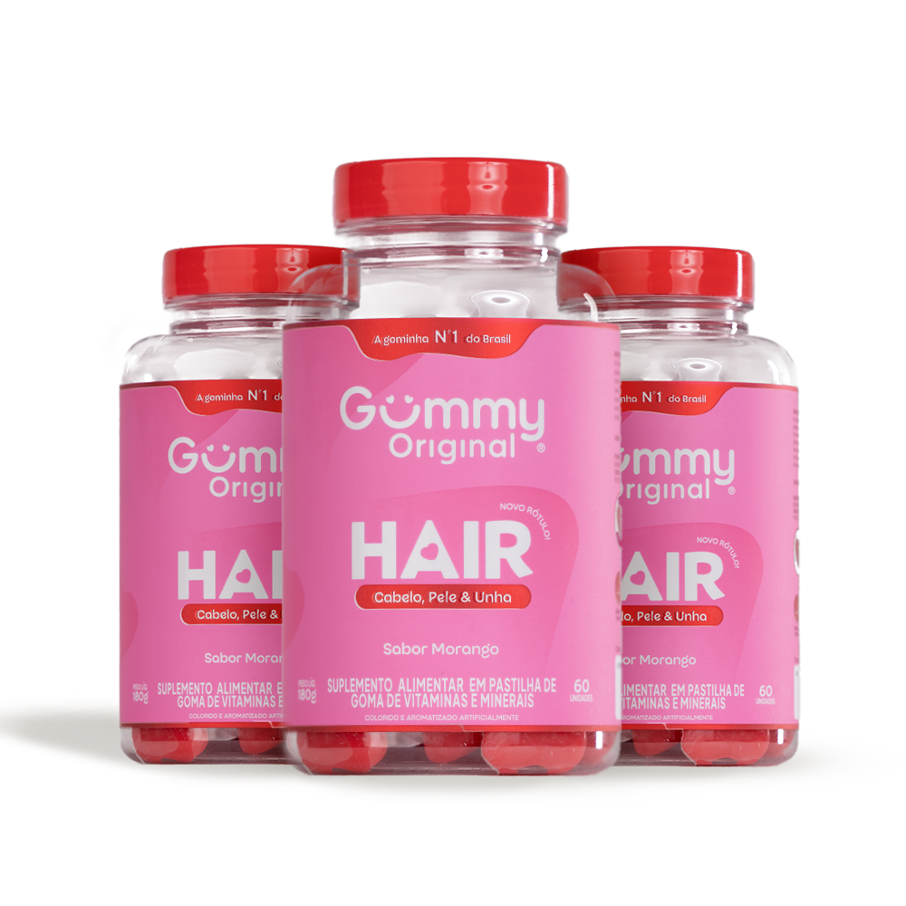 Gummy Hair® - Morango 180 g