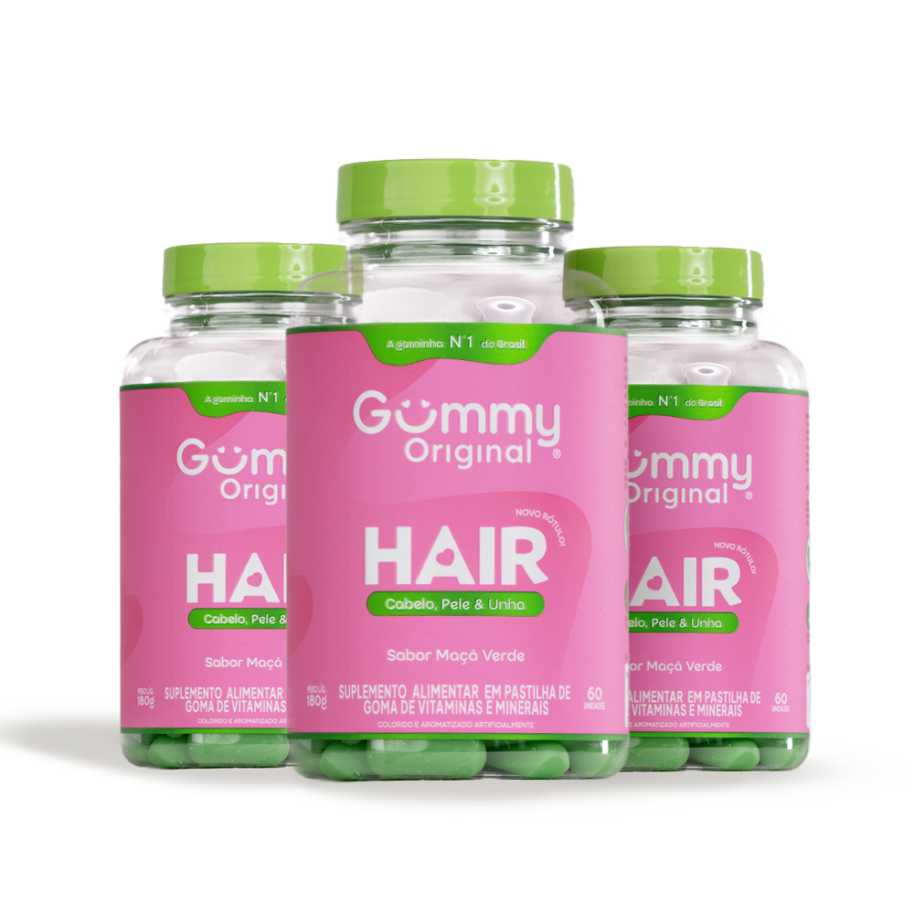 Gummy Hair® - Maçã Verde 180 g