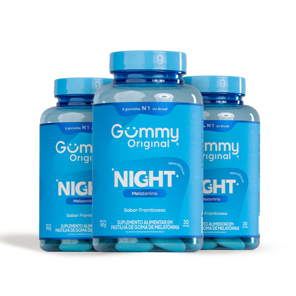 Gummy Night Melatonina® - Framboesa  90 g