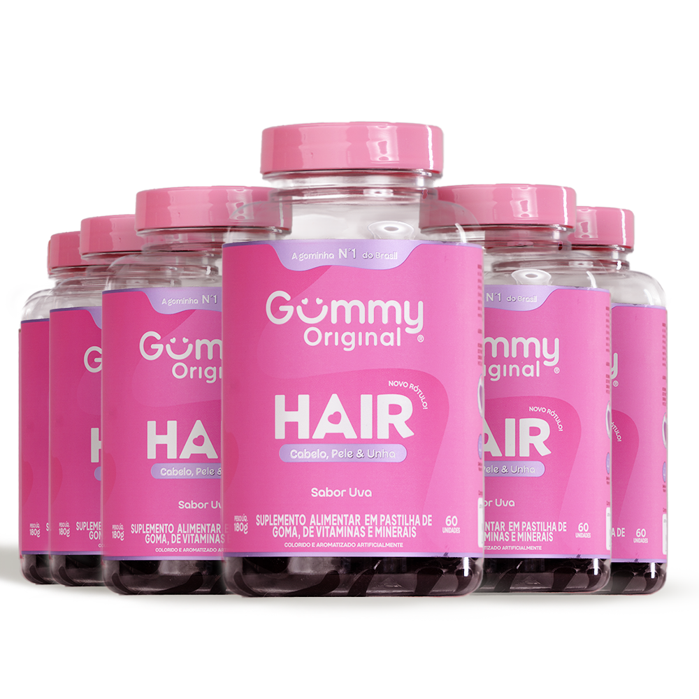 6 Gummy® Hair - 180g
