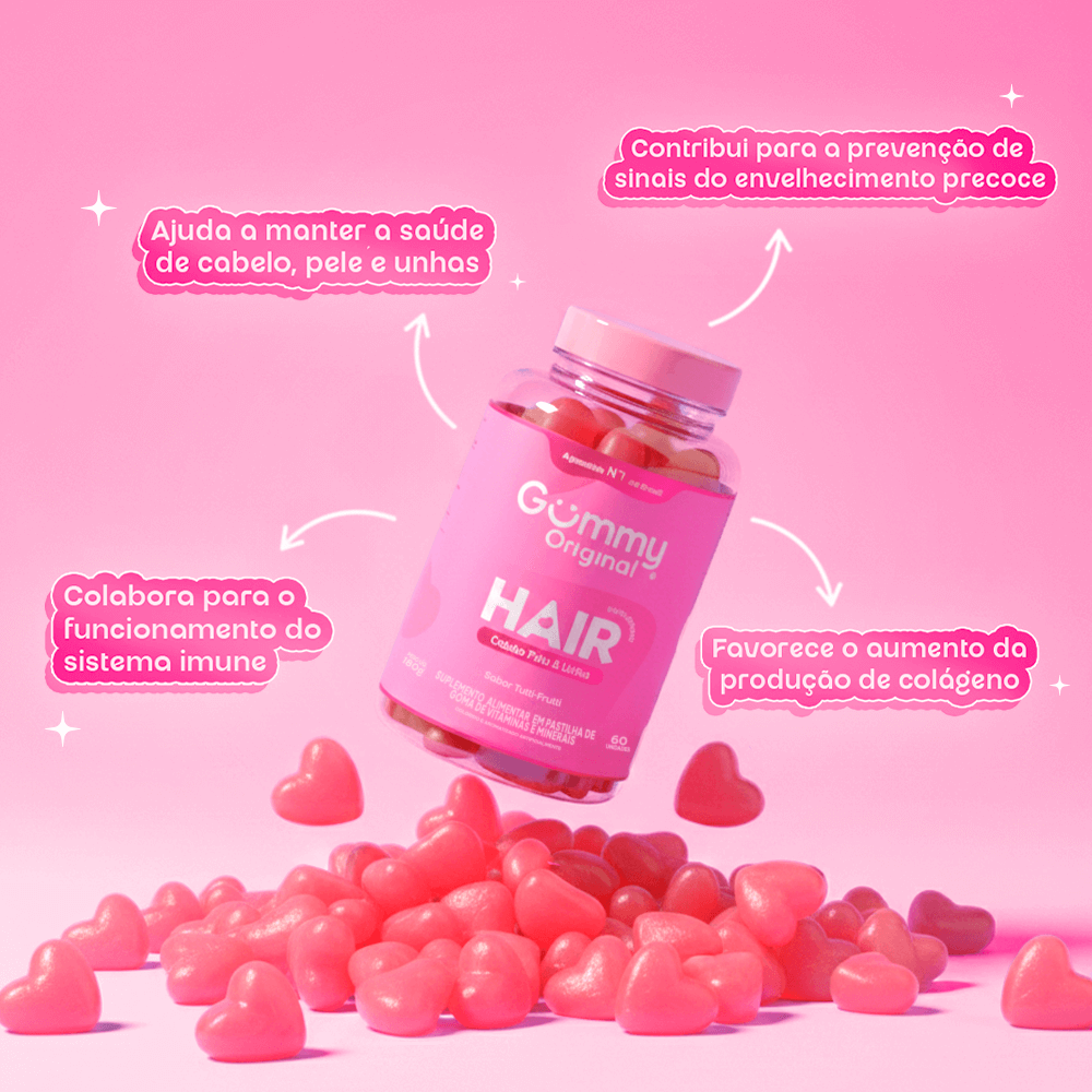 Gummy Hair® - Tutti-Frutti 180 g