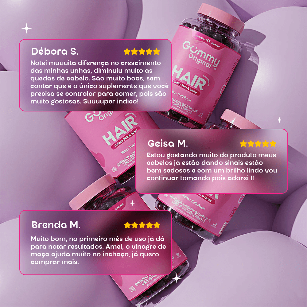 Gummy® Hair Uva - 180g