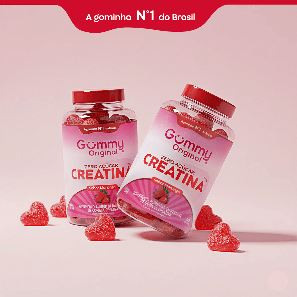 Gummy® Creatina Morango 315g