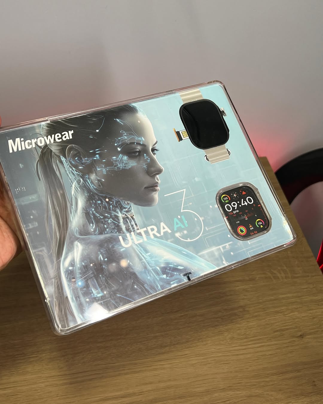 Smartwatch Triton Ultra AI 3 5G + BRINDES - Câmera 180°, Tela AMOLED, GPS e Wi-Fi